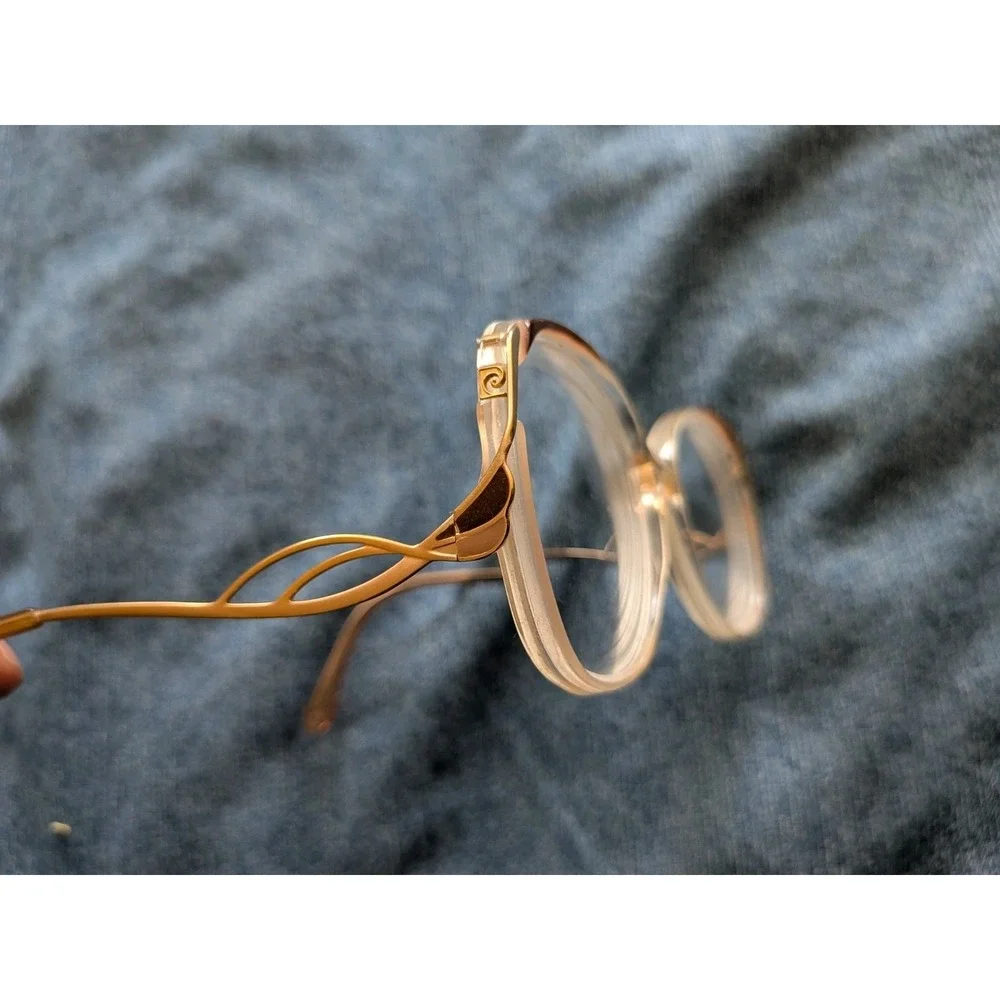 Vintage Glasses Gold Plated Oval Eyeglass Frame
